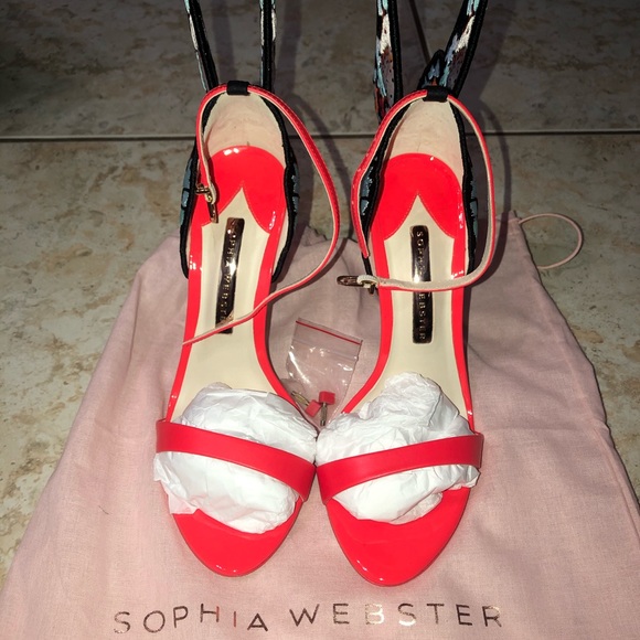 Sophia Webster Shoes - Sophia Webster Chiara Embroidered Butterfly heel